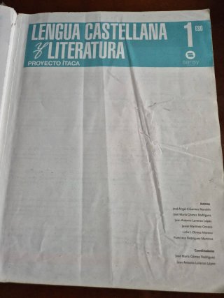 1º ESO ITACA LENGUA CASTELLANA Y LITERATURA, Sansy