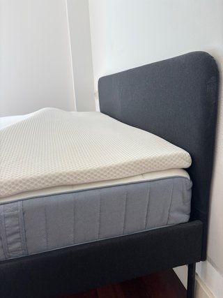 Cama completa 160x200 con colchón y topper