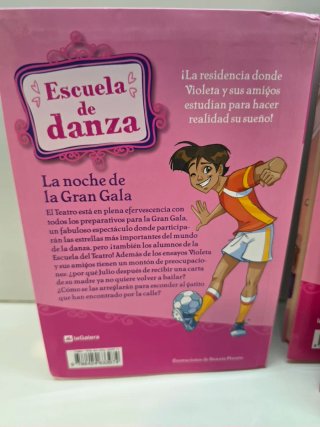 Packs 4 libros de la colección Escuela de Danza