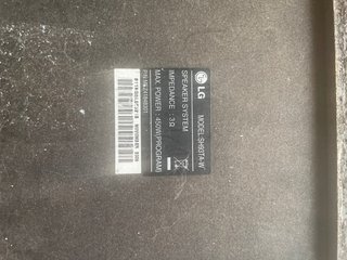 Altavoces LG Dolby surround Negros