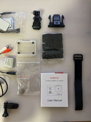 Cámara de Acción Cooau 4K con Accesorios