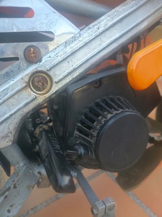 Pocket Bike 49cc 2T Naranja y Azul