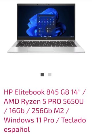 HP Elitebook 845 G8 14 Ryzen 5 PRO 5650U