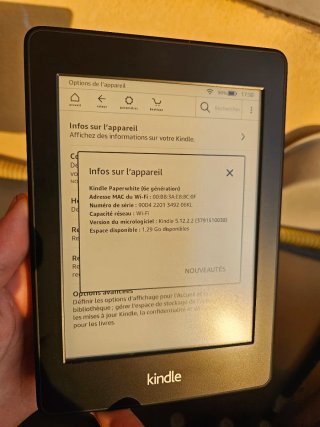 Kindle amazon PAPERwhite 6