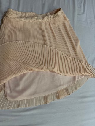 Lote Ropa Mujer: Body Azul y Falda Beige