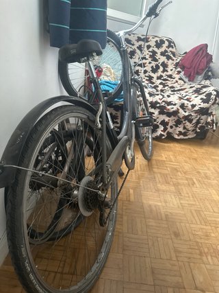 Bicicleta BTWIN negra