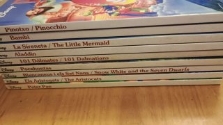 Colección libros Disney catalá angles 9 ejemplares