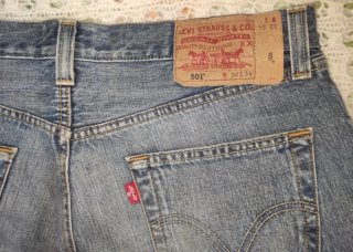 Levi's 501 Shorts, Vintage W32 / Talla 42.
