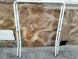 Bañera bebé con patas plegables