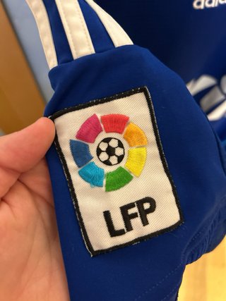 REAL MADRID ADIDAS BWIN AZUL - VINTAGE LFP
