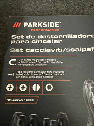 Set Destornilladores Parkside Performance