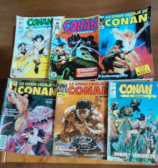 6 cómics de Conan