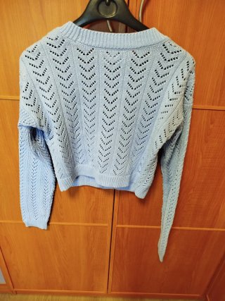 Chaqueta Hollister punto azul XS