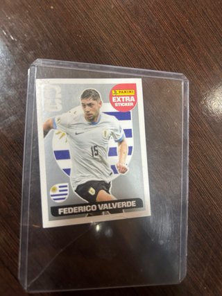 Cromo Valverde Extra Sticker Mundial 2026 Plata