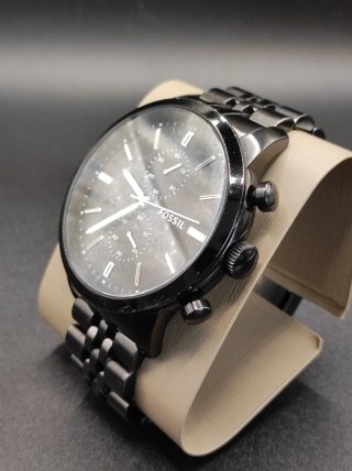 Reloj Fossil Negro y Plateado