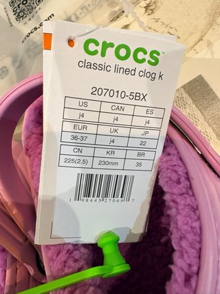 Crocs Classic Forro Polar Talla 36/37 nuevos