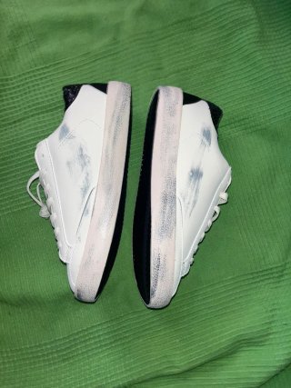 Golden Goose Sneakers Blancas y Plateadas