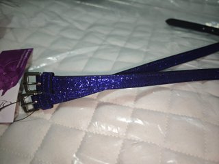 CORREAS ESPUELA BRILLANTES PURPURINA NUEVAS ENVIO