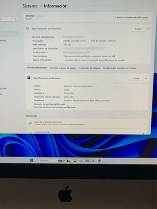 Imac 27 2010 16GB RAM 250GB