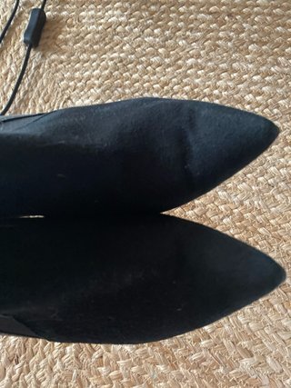 Botines fiesta negros con detalles plateados
