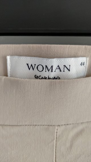 El Corte Inglés | Pantalón pitillo elástico beige