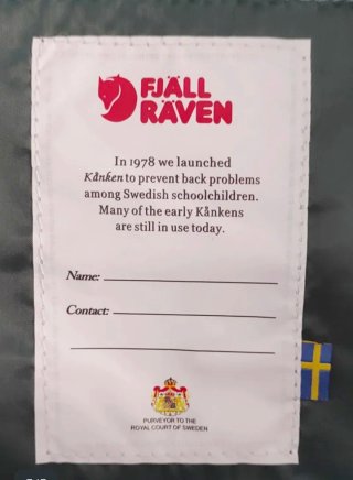 Mochila Fjallraven Kanken para estrenar