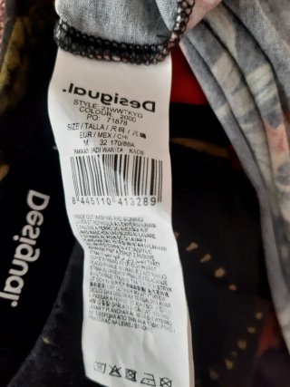 Camiseta Desigual Estampado Floral y Leopardo