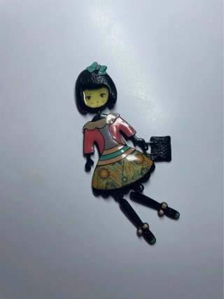 Broche Niña Vintage Multicolor