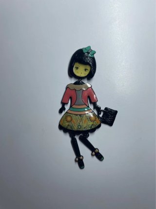 Broche Niña Vintage Multicolor