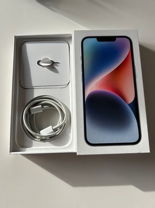 iPhone 14 Azul 256GB Casi Nuevo. Batería 82%