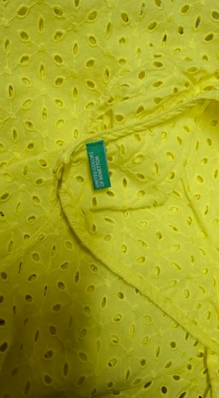 Abito estivo Benetton giallo