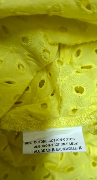 Abito estivo Benetton giallo
