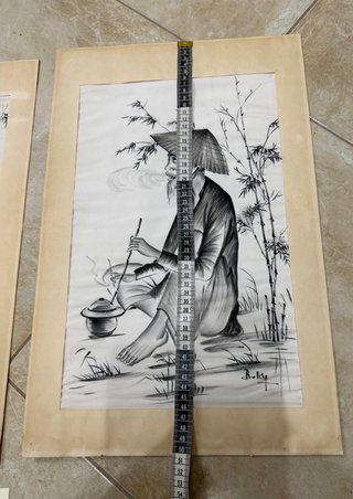 Dipinti firmati su carta