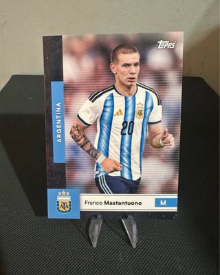 Carta Topps Franco Mastantuono Argentina 20