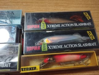 Lotes de señuelos Rapala Striket y Halco