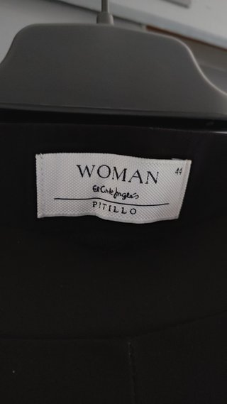 Pantalón pitillo elástico negro El Corte Inglés