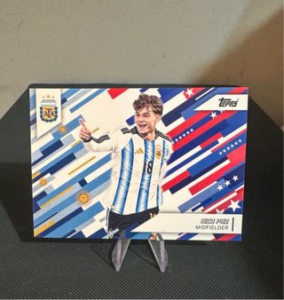 Tarjeta de Futbol Nico Paz Topps