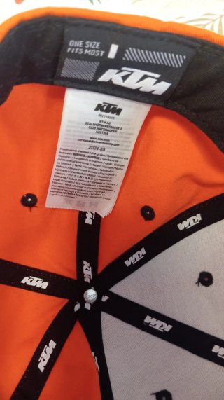 Gorra KTM Racing Naranja y Negra