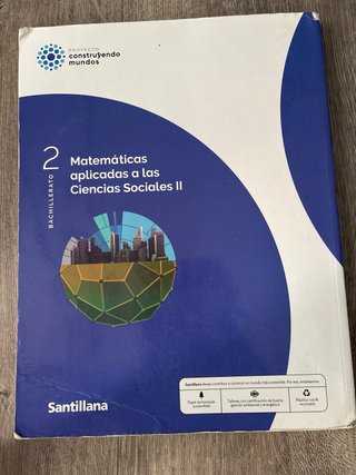 Matemáticas aplicadas a las Ciencias Sociales I...