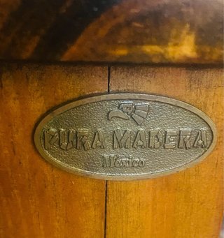 Mesa TV madera rústica