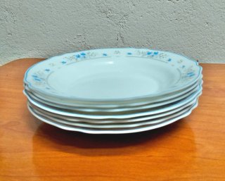 6 Platos hondos florales Arcopal
