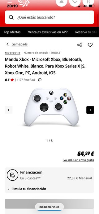 Mando Xbox Series S/X