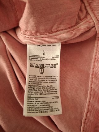 Cazadora GAP rosa estilo vaquero