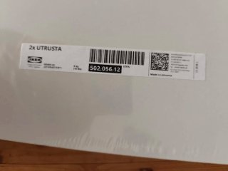 Baldas Utrusta Ikea para cocinas Metod (2 uds).