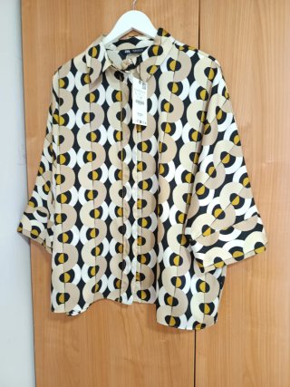 Camicia Zara Donna Taglia L Stampata