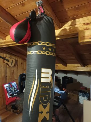 Saco de boxeo y pera de boxeo