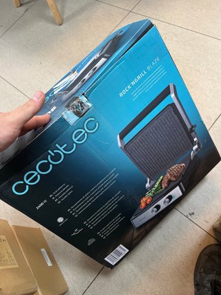 Cecotec Parrilla Eléctrica Rock'nGrill Blaze 2400W