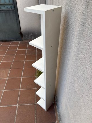 Estantería de esquina blanca Ikea