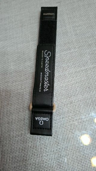 Correa Omega x Swatch Speedmaster Negra