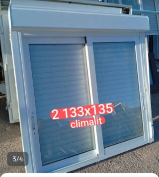 Ventana corredera aluminio 142x141